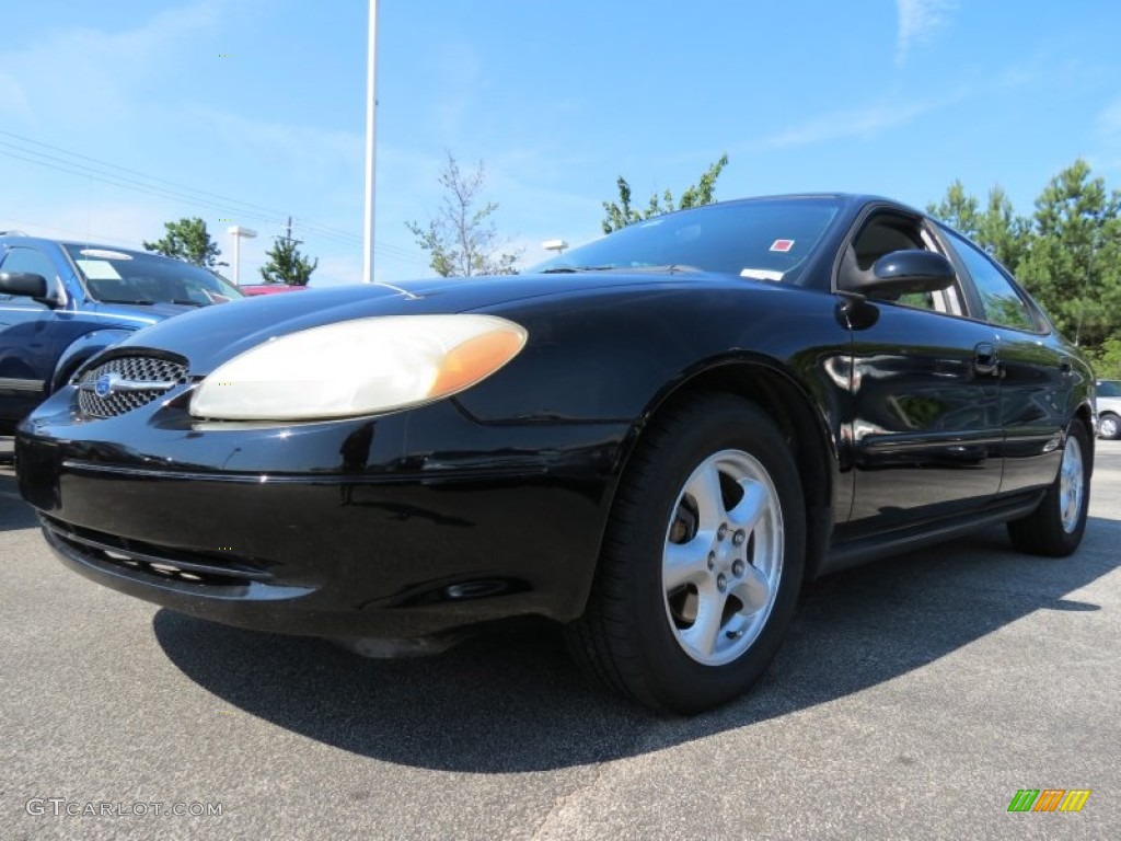 2007 Santa Fe GLS - Ebony Black / Gray photo #1