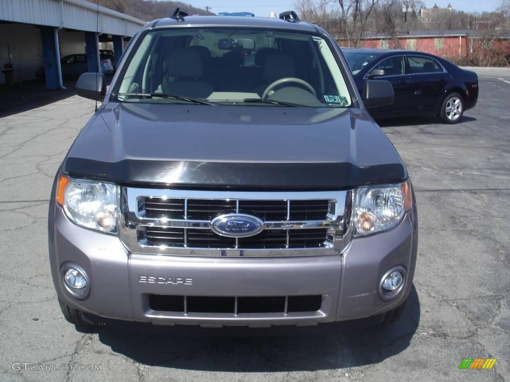 2008 Escape XLT V6 4WD - Tungsten Grey Metallic / Stone photo #3