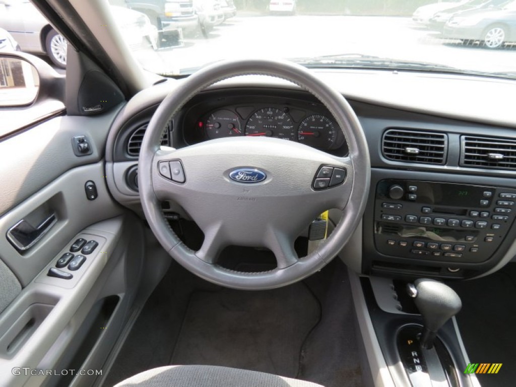 2002 Ford Taurus SEL Medium Graphite Dashboard Photo #68214525