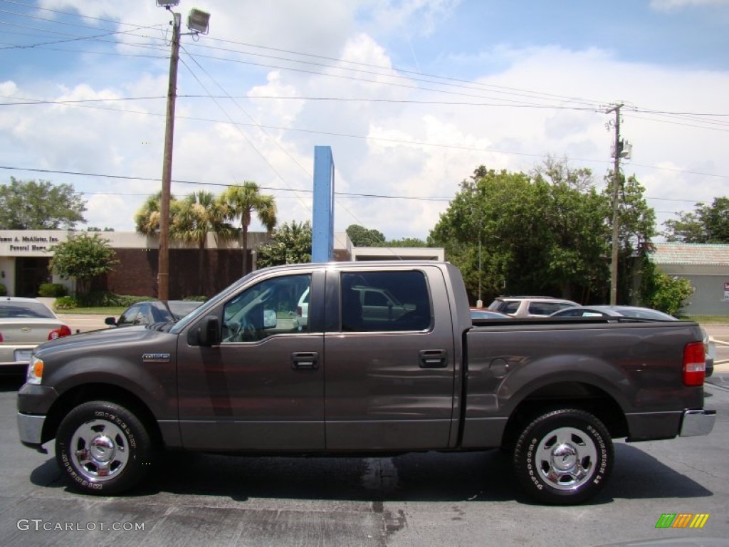 2006 F150 XLT SuperCrew - Dark Shadow Grey Metallic / Medium/Dark Flint photo #5