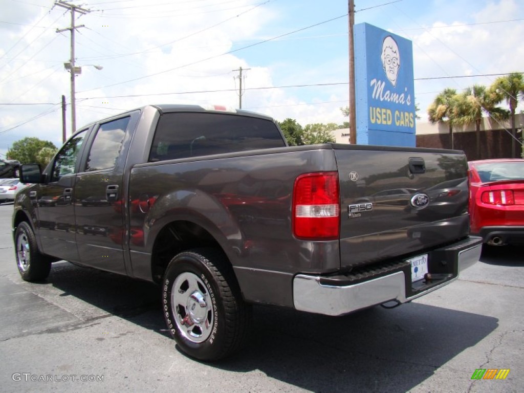 2006 F150 XLT SuperCrew - Dark Shadow Grey Metallic / Medium/Dark Flint photo #6