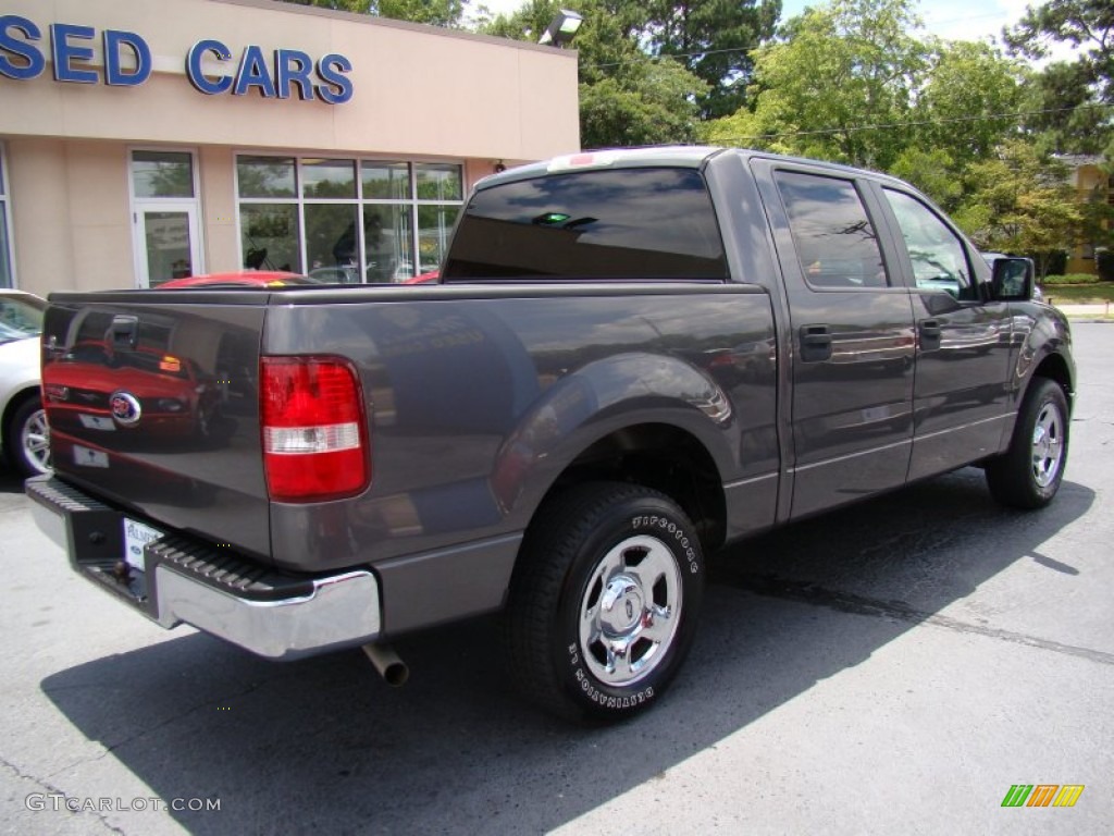 2006 F150 XLT SuperCrew - Dark Shadow Grey Metallic / Medium/Dark Flint photo #8