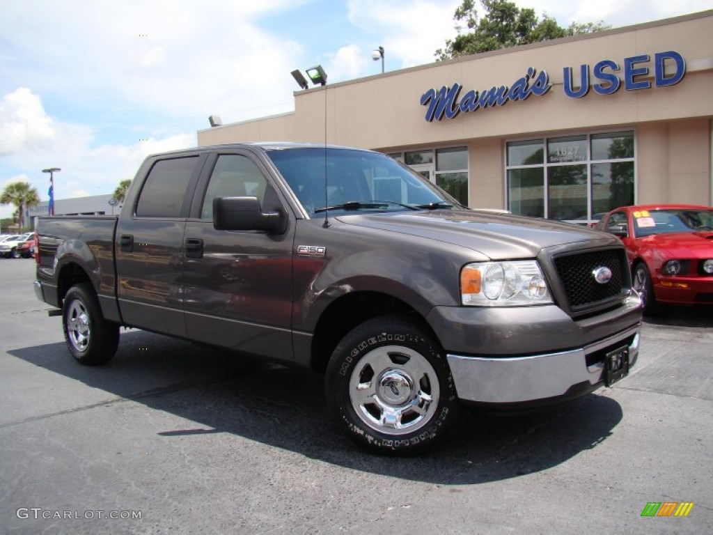 2006 F150 XLT SuperCrew - Dark Shadow Grey Metallic / Medium/Dark Flint photo #24