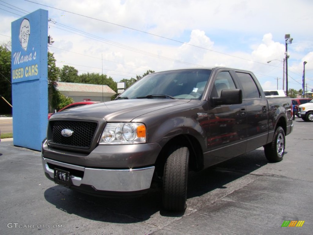 2006 F150 XLT SuperCrew - Dark Shadow Grey Metallic / Medium/Dark Flint photo #25
