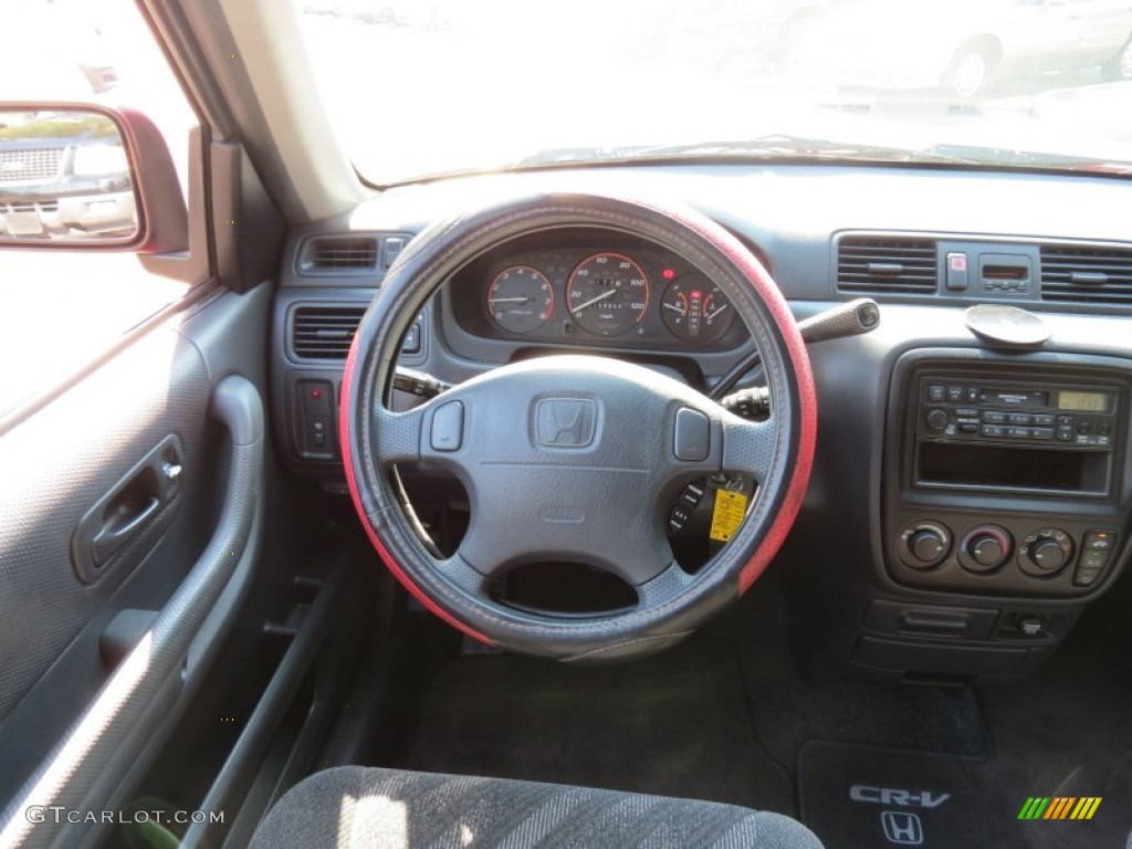 2001 CR-V LX - Milano Red / Dark Gray photo #12