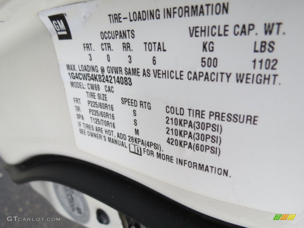 2002 Park Avenue  - White Diamond / Taupe photo #15