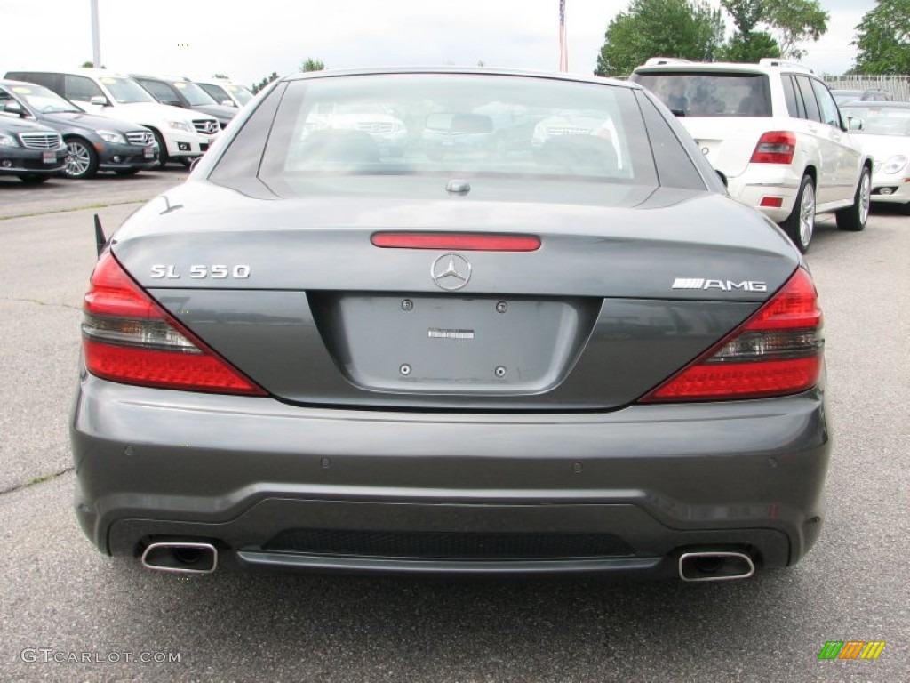designo Graphite Metallic 2009 Mercedes-Benz SL 550 Roadster Exterior Photo #68214921
