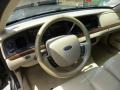 2006 Ford Crown Victoria Light Camel Interior Steering Wheel Photo