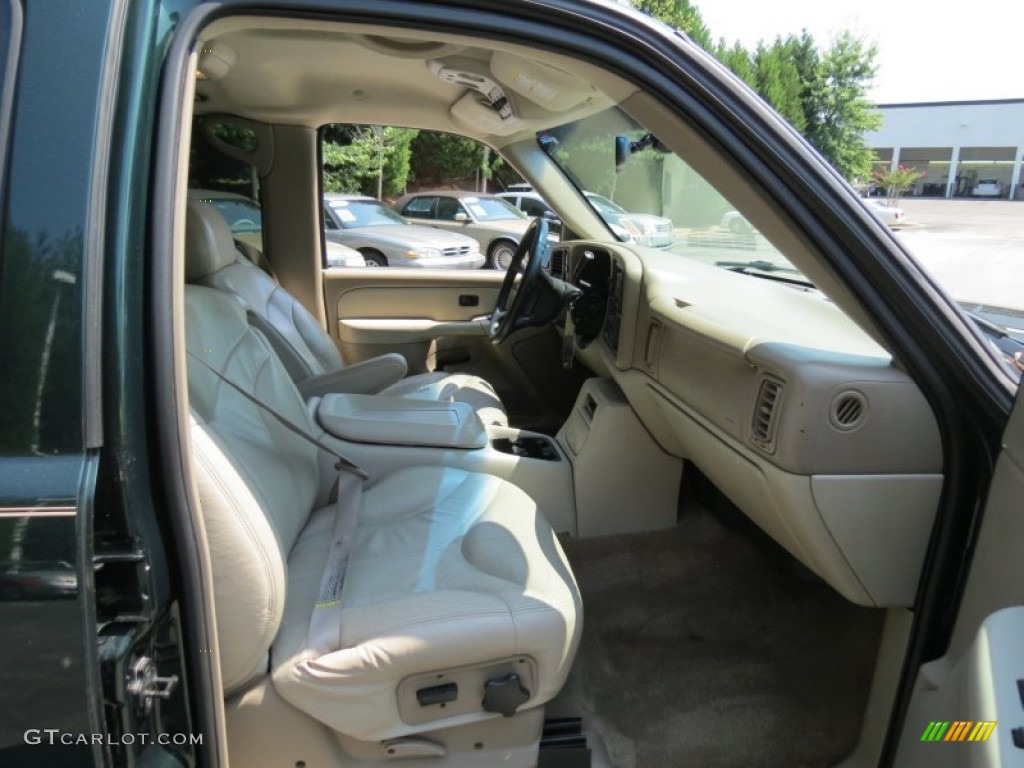 2001 Yukon XL SLT - Polo Green Metallic / Neutral Tan/Shale photo #11