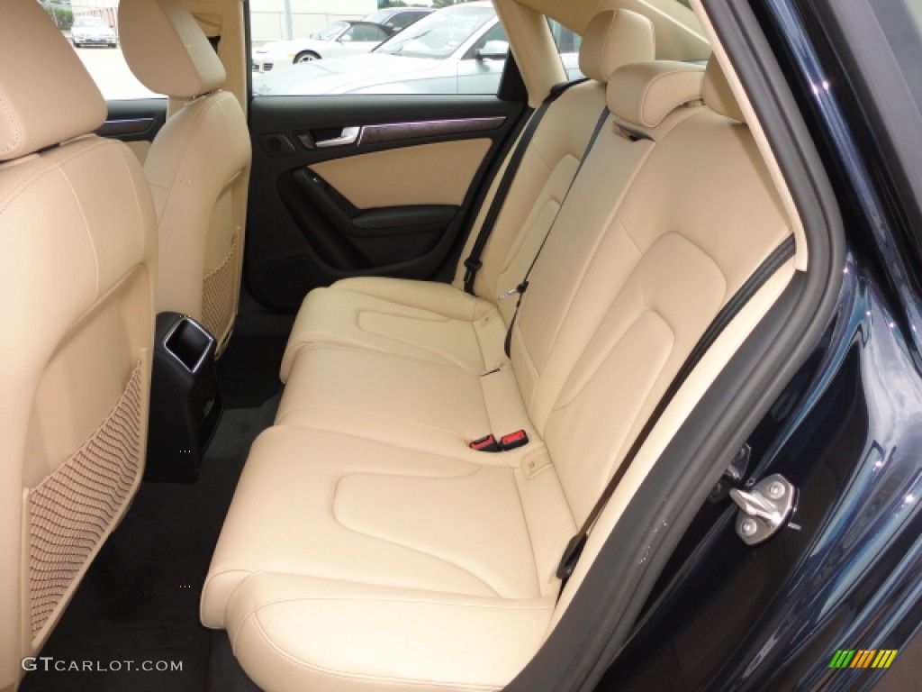 Velvet Beige/Black Interior 2013 Audi A4 2.0T Sedan Photo #68216874