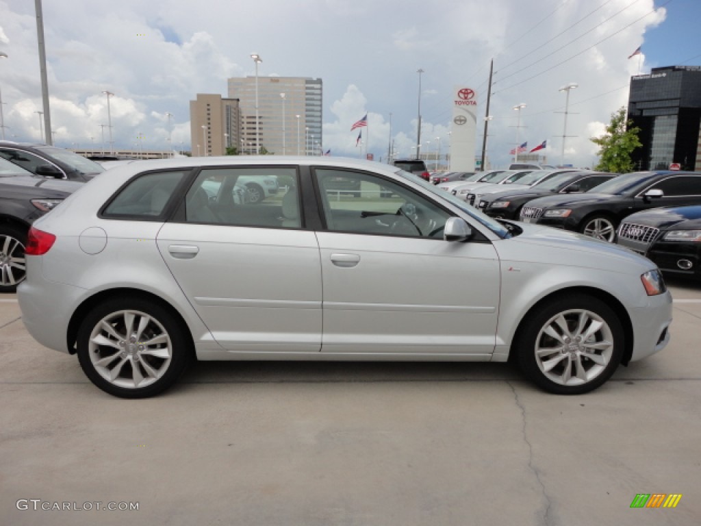 Ice Silver Metallic 2013 Audi A3 2.0 TDI Exterior Photo #68216919
