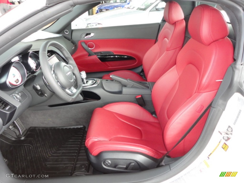 2012 Audi R8 Spyder 5.2 FSI quattro Front Seat Photo #68216979
