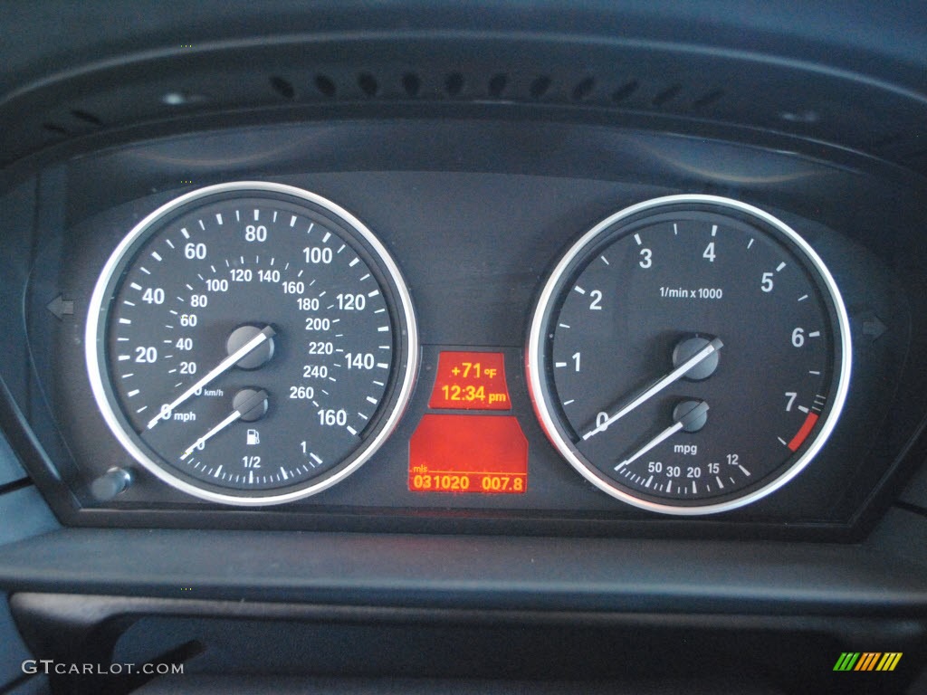 2010 BMW 5 Series 528i Sedan Gauges Photo #68219217