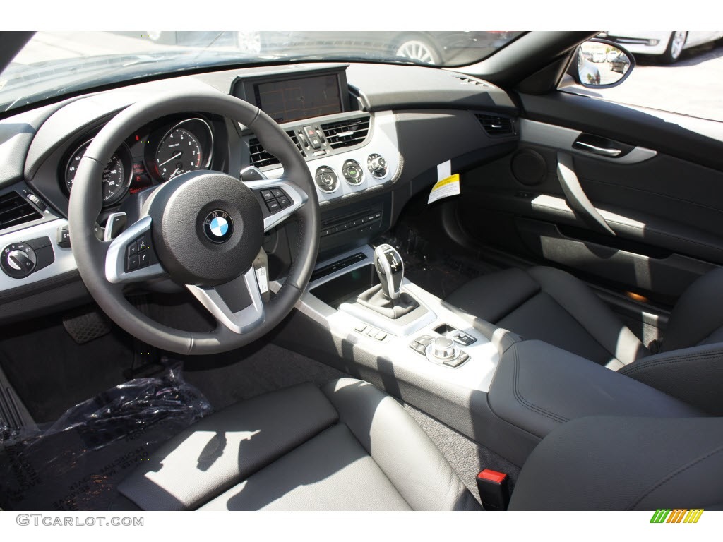 Black Interior 2012 BMW Z4 sDrive35i Photo #68219692