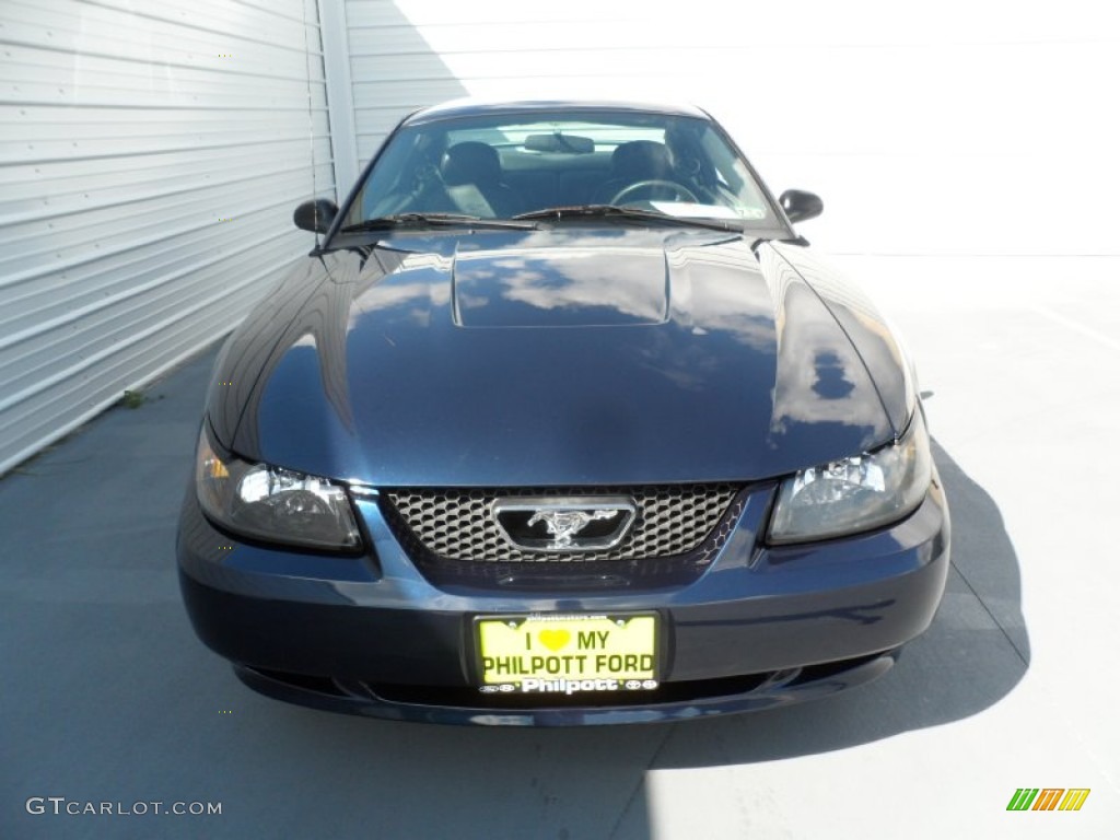2003 Mustang V6 Coupe - True Blue Metallic / Dark Charcoal photo #7