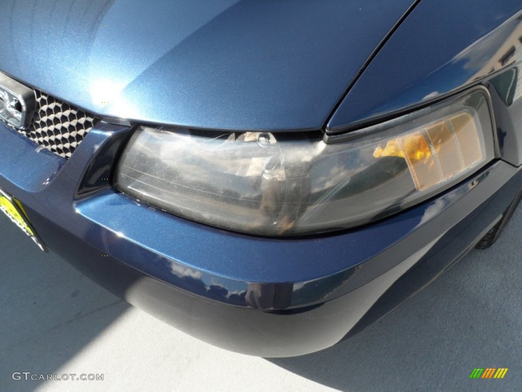 2003 Mustang V6 Coupe - True Blue Metallic / Dark Charcoal photo #8