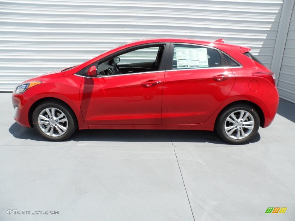 Volcanic Red 2013 Hyundai Elantra GT Exterior Photo #68220442