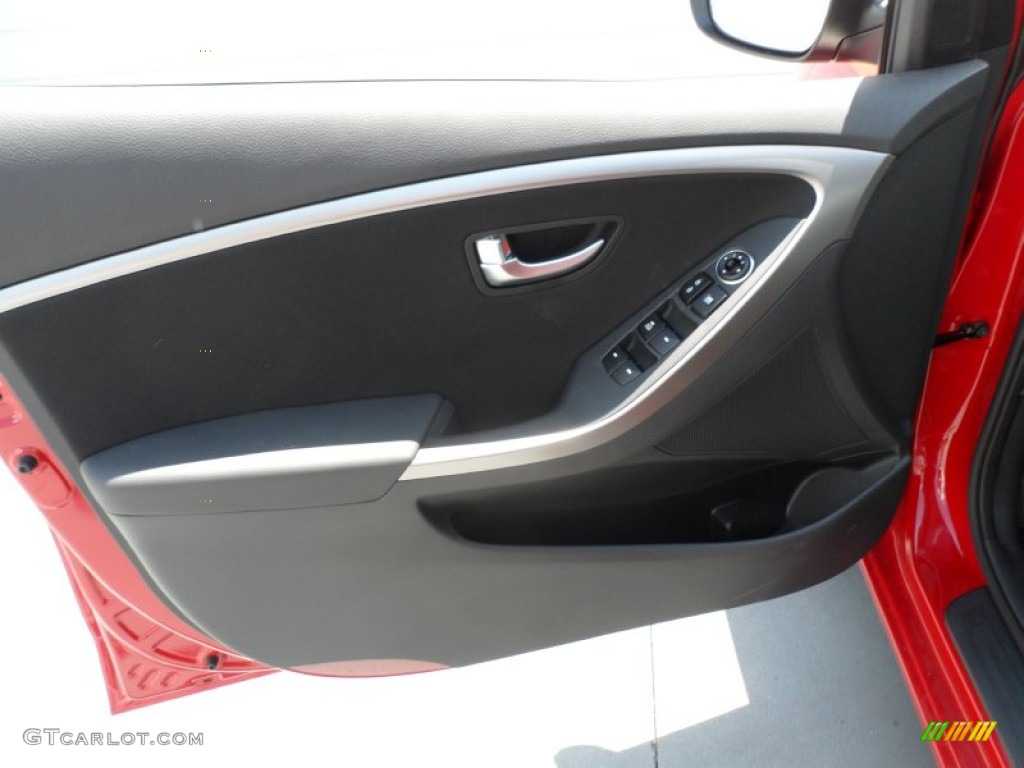 2013 Hyundai Elantra GT Black Door Panel Photo #68220493