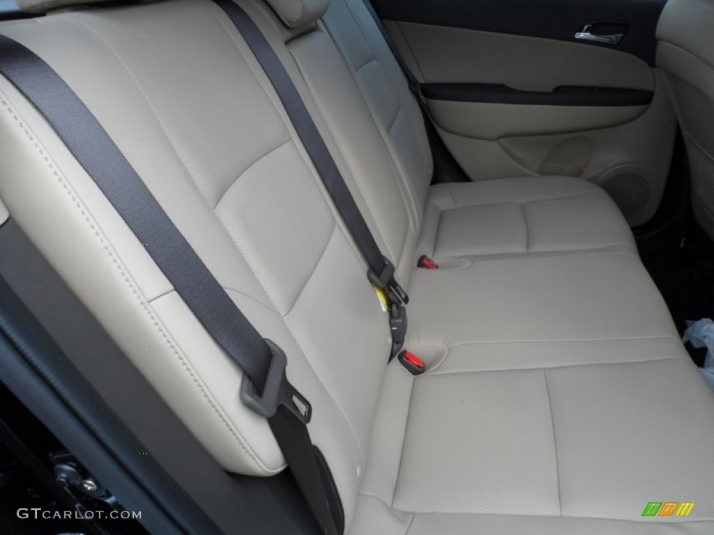 2012 Elantra SE Touring - Black Noir Pearl / Beige photo #20