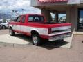 Vermillion Red 1995 Ford F150 XLT Extended Cab 4x4 Exterior