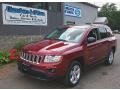Deep Cherry Red Crystal Pearl 2011 Jeep Compass 2.4 Latitude 4x4