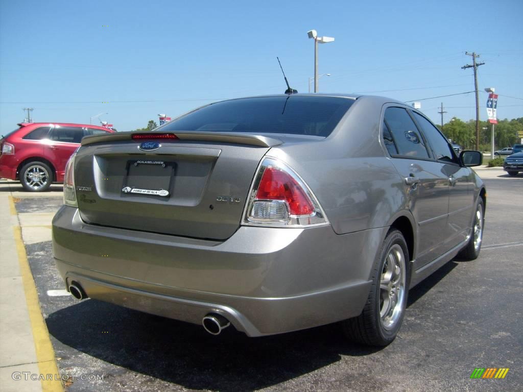 2008 Fusion SE V6 - Vapor Silver Metallic / Charcoal Black photo #3