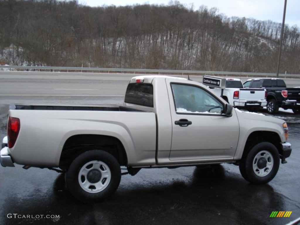 Silver Birch Metallic 2009 GMC Canyon Work Truck Regular Cab 4x4 Exterior Photo #68222308