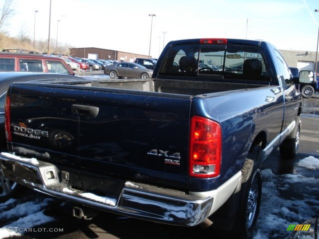 2003 Ram 2500 SLT Regular Cab 4x4 - Patriot Blue Pearl / Dark Slate Gray photo #6