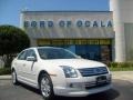 2008 White Suede Ford Fusion SEL V6  photo #1