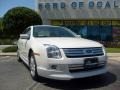 2008 White Suede Ford Fusion SEL V6  photo #9