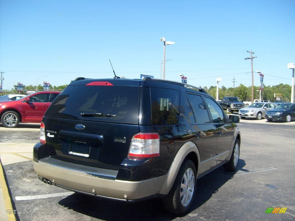 2008 Taurus X Eddie Bauer - Dark Ink Blue Metallic / Camel photo #3