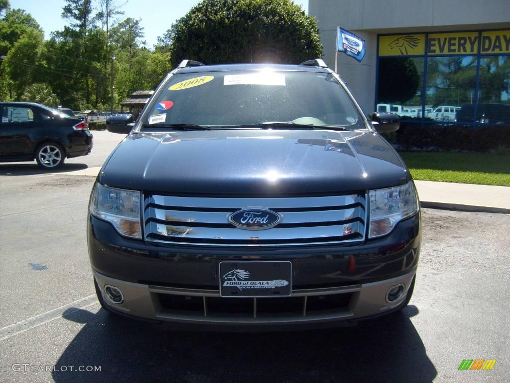 2008 Taurus X Eddie Bauer - Dark Ink Blue Metallic / Camel photo #8