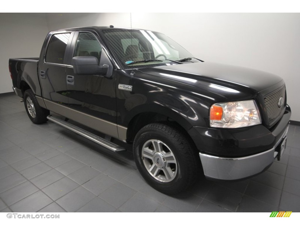 2006 F150 XLT SuperCrew - Black / Tan photo #9