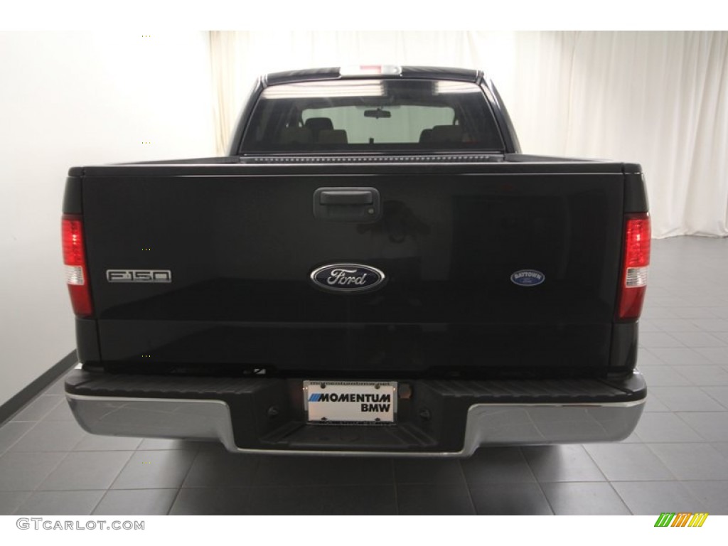 2006 F150 XLT SuperCrew - Black / Tan photo #12
