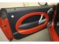 Sunrise/Dark Blue 2005 Mini Cooper S Convertible Door Panel