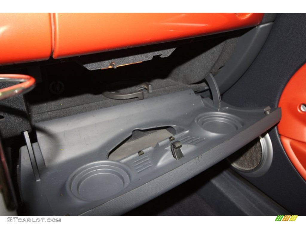 2005 Cooper S Convertible - Hot Orange Metallic / Sunrise/Dark Blue photo #17