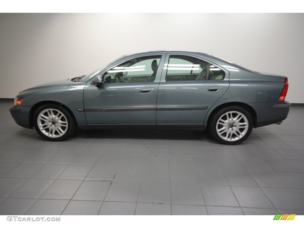 2003 S60 T5 - Platinum Green Metallic / Beige/Light Sand photo #2