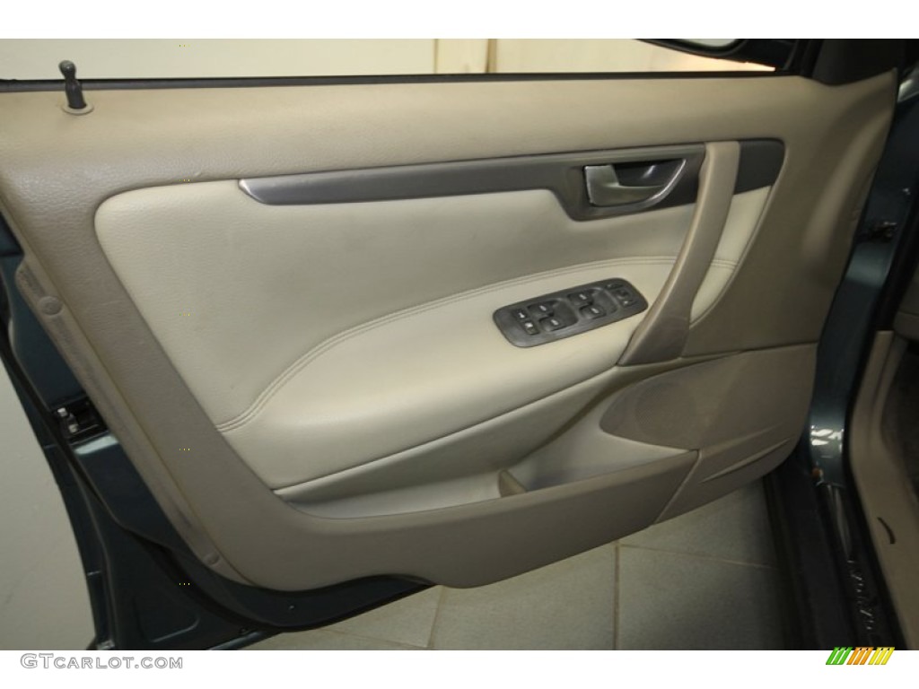 2003 S60 T5 - Platinum Green Metallic / Beige/Light Sand photo #14