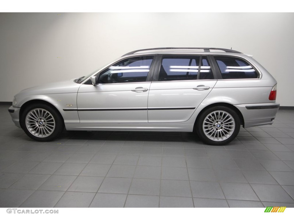 Titanium Silver Metallic 2001 BMW 3 Series 325xi Wagon Exterior Photo #68226121