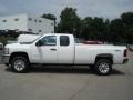 2013 Summit White Chevrolet Silverado 3500HD WT Extended Cab 4x4  photo #1