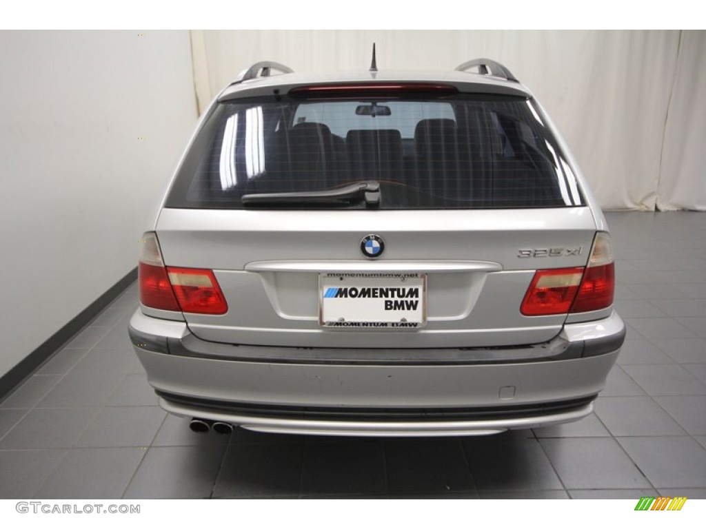 2001 3 Series 325xi Wagon - Titanium Silver Metallic / Black photo #11