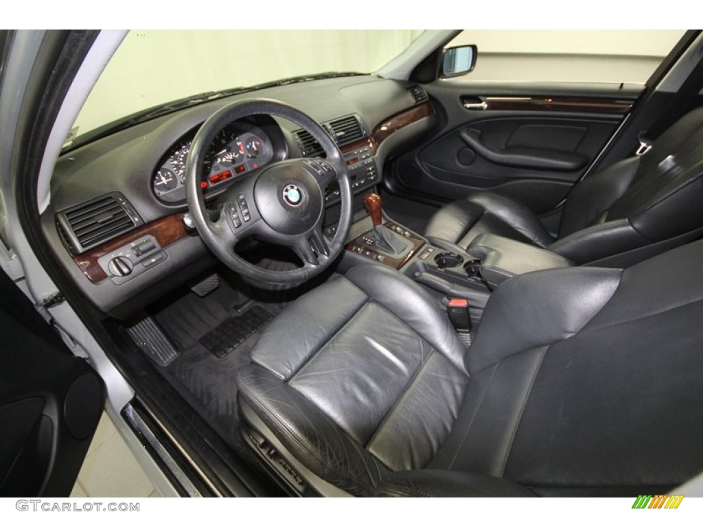 Black Interior 2001 BMW 3 Series 325xi Wagon Photo #68226220