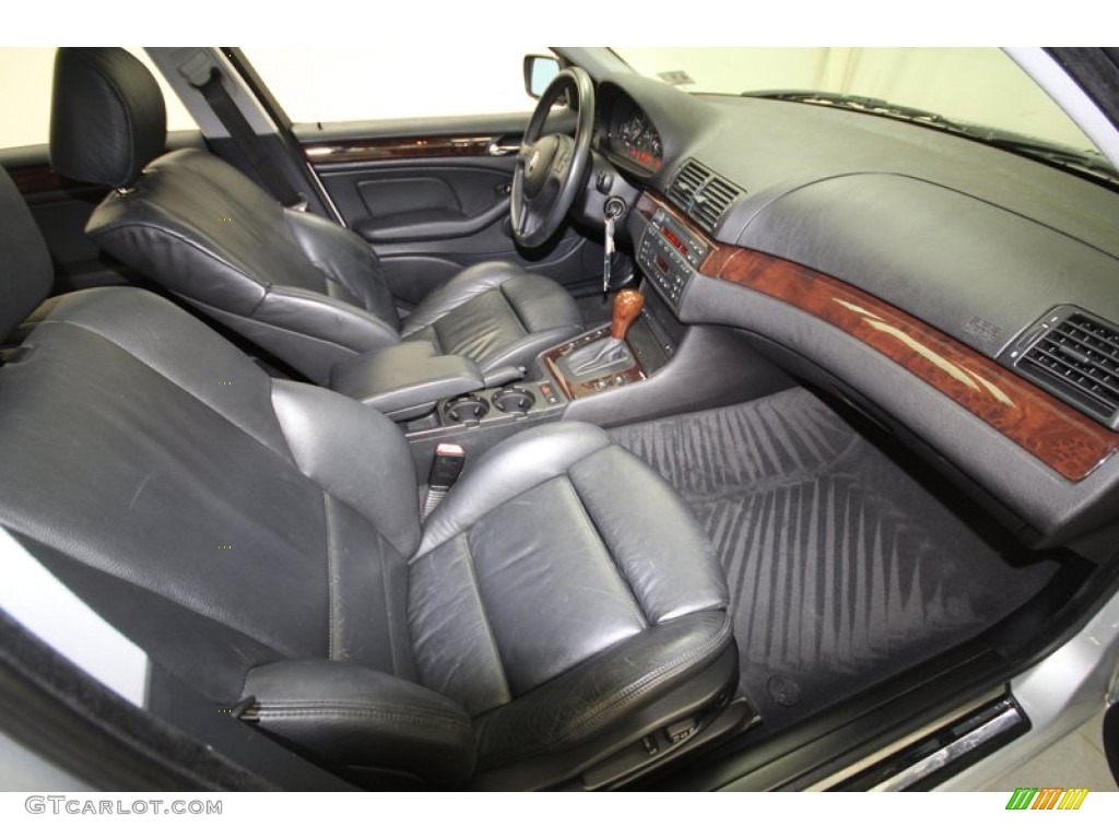 2001 3 Series 325xi Wagon - Titanium Silver Metallic / Black photo #32