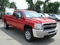 Victory Red - Silverado 3500HD WT Extended Cab 4x4 Photo No. 4