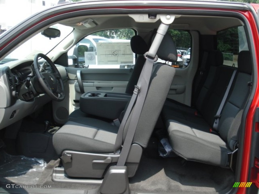 Dark Titanium Interior 2013 Chevrolet Silverado 3500HD WT Extended Cab 4x4 Photo #68226475