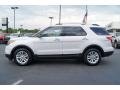 2013 White Platinum Tri-Coat Ford Explorer XLT  photo #5