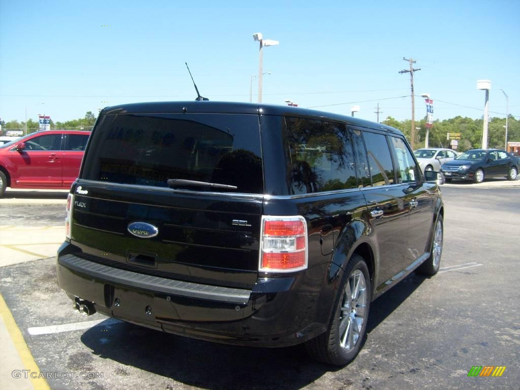 2009 Flex SEL - Black / Charcoal Black photo #3