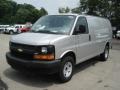 2012 Sheer Silver Metallic Chevrolet Express 3500 Cargo Van  photo #2