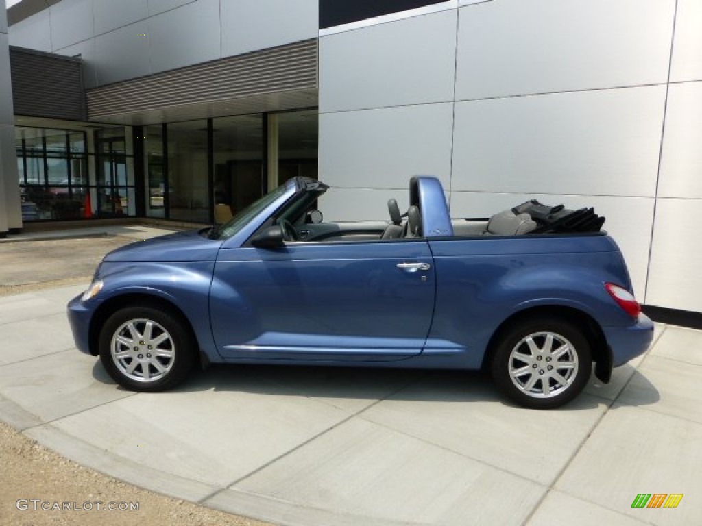 2007 PT Cruiser Convertible - Marine Blue Pearl / Pastel Slate Gray photo #2