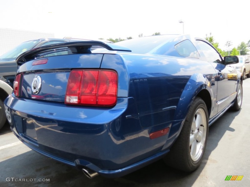 2007 Mustang GT Deluxe Coupe - Vista Blue Metallic / Dark Charcoal photo #3